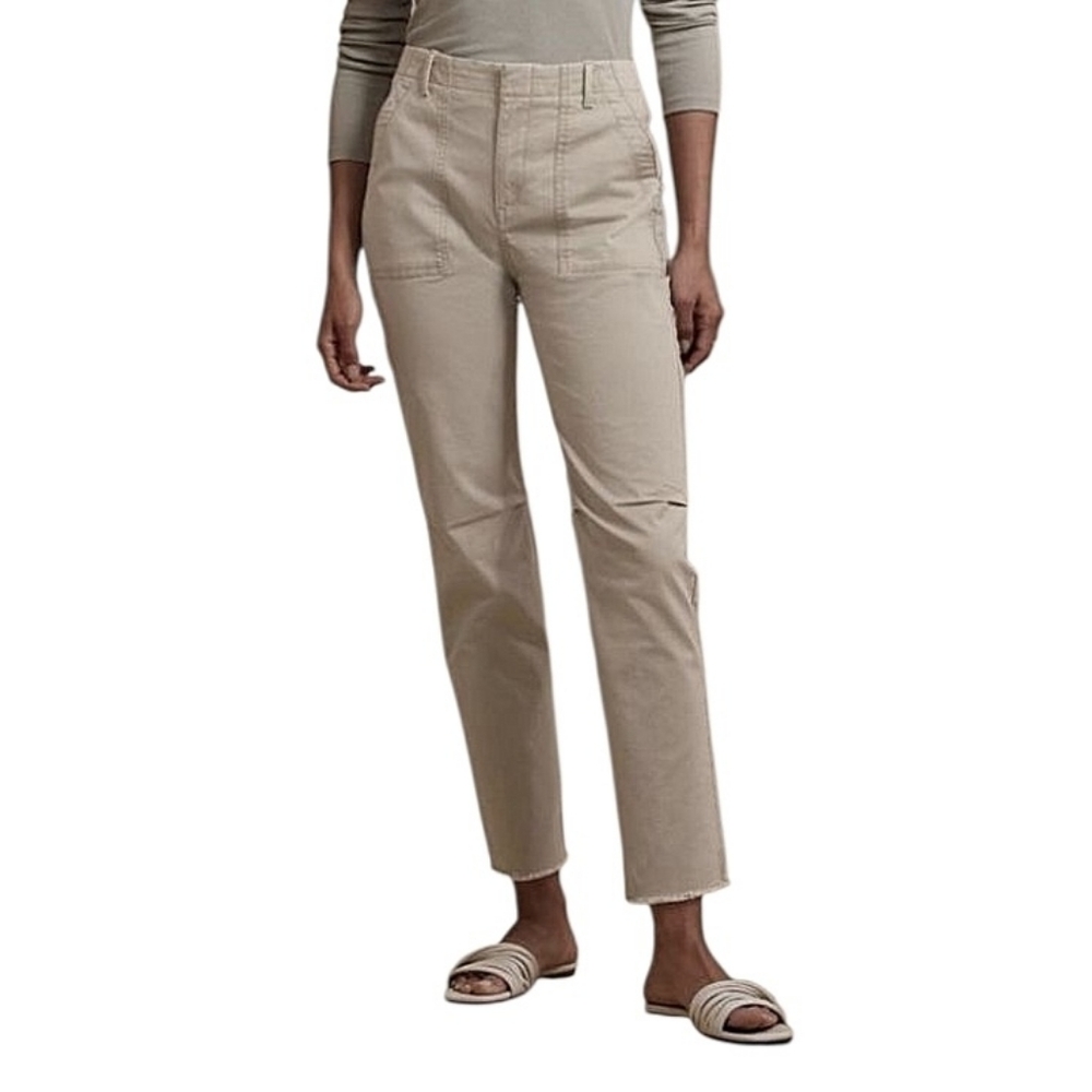 Banana Republic Factory Authentic Girlfriend Chino Barrel Ankle Pants Sz 12